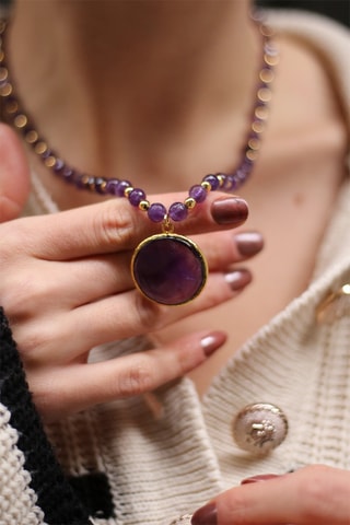 Collier - Améthystes