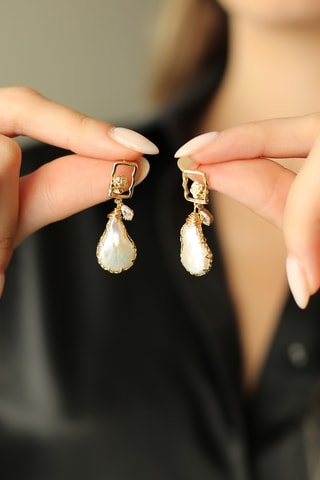 Boucles d'oreilles - Nacre