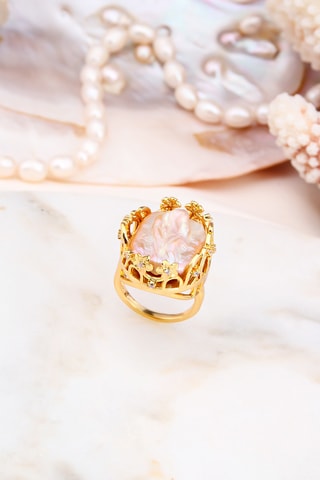 Bague réglable - Nacre