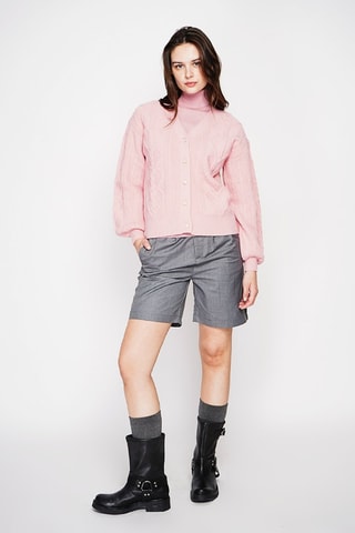 Oversized vest - Poederroze