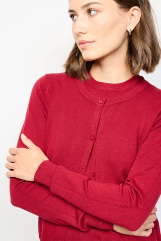 Kasjmier Vest - Rood