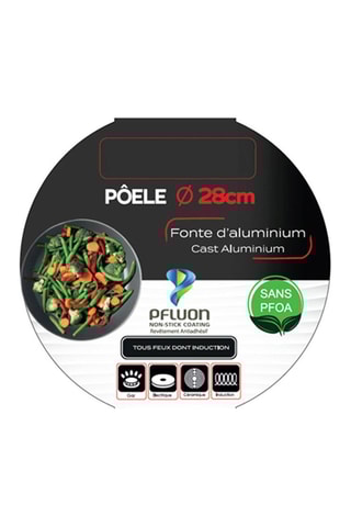 Poêle en fonte d'aluminium - 28 cm