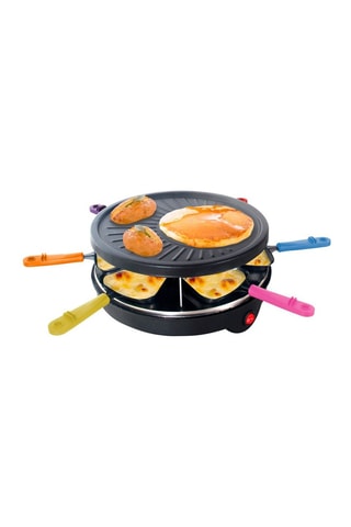 Appareil à raclette - gril - crêpière - 6 personnes