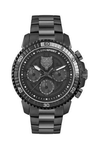 Montre en silicone - Chronographe - Noir