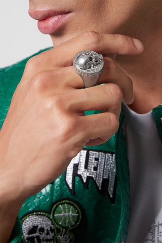 Bague 3D Skull - Argenté - Taille 60