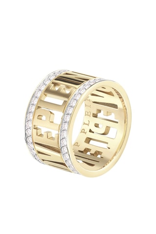 Bague Lettering - Doré - Taille 58