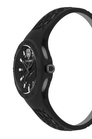 Montre à quartz en silicone - Noir