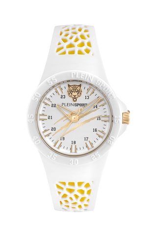 Montre à quartz en silicone - Blanc