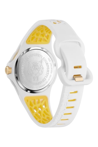 Montre à quartz en silicone - Blanc