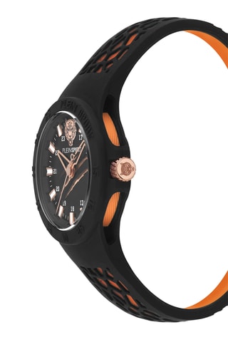 Montre à quartz en silicone - Noir