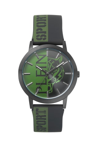 Montre à quartz en silicone - Noir
