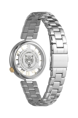 Montre à quartz en acier inoxydable - Argenté