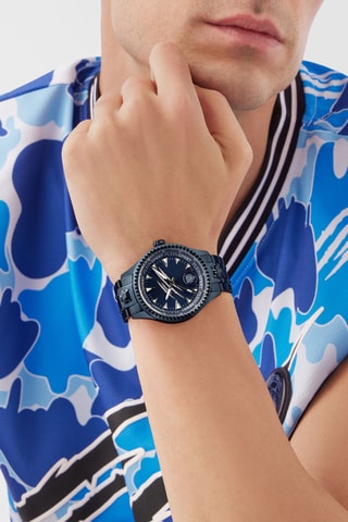 Montre à quartz - Bleu