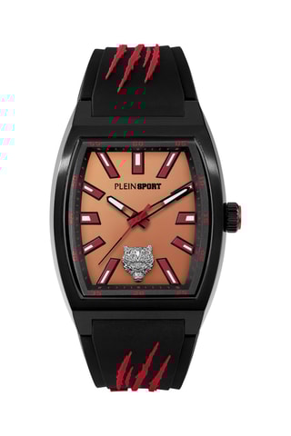 Montre à quartz en silicone - Noir