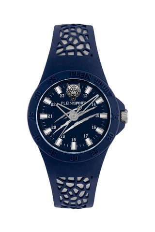 Montre à quartz en silicone - Bleu