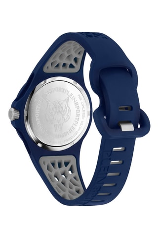 Montre à quartz en silicone - Bleu