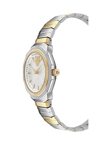 Montre à quartz en acier inoxydable - Argenté et doré