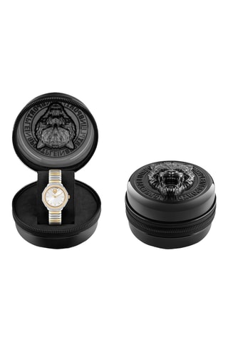 Montre à quartz en acier inoxydable - Argenté et doré