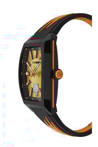 Montre à quartz en silicone - Noir