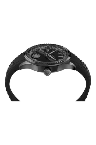 Montre à quartz en acier - Noir
