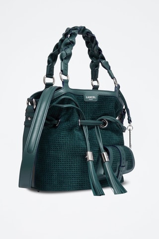 Leren Buideltas Premier Flirt M - Groen