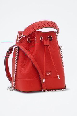 Leren Buideltas Ninon S - Rood