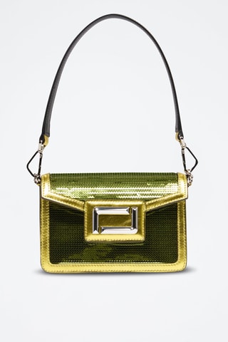 Leren Trendy Handtas Angèle Mini - goudkleurig