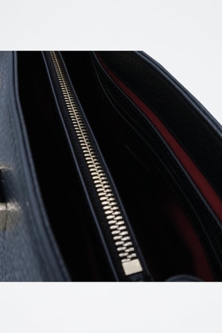 Leren Trendy Handtas Carryall M - Zwart