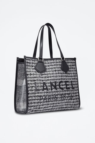Leren Shopper L - Wit