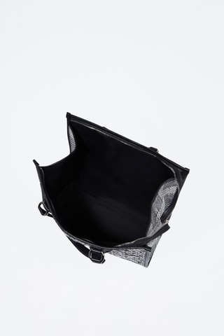 Leren Shopper L - Wit