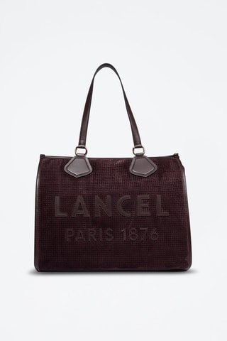 Leren Shopper Tote L - Donkerbruin