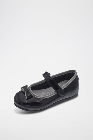 Gelakte Mary Janes - Zwart