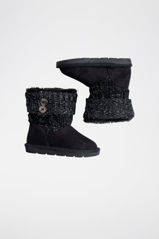 Gevoerde Enkellaarzen - Zwart