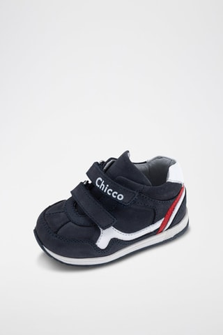 Baskets en cuir - Bleu foncé