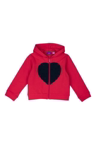 Sweat à capuche - Rouge