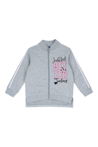 Sweater - Gemêleerd Lichtgrijs