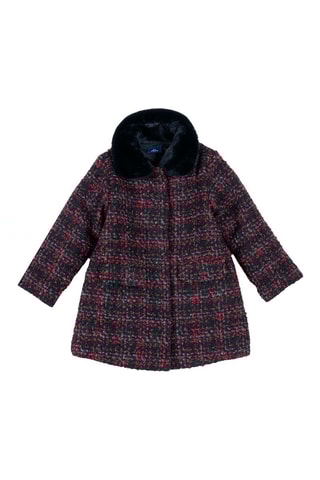Manteau Gris foncé et rouge