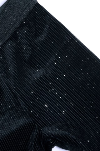 Velours Legging - Zwart