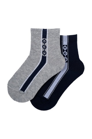 2 paires de chaussettes - Gris