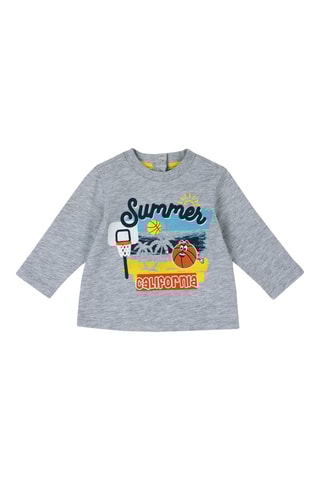 T-shirt - Gris clair chiné