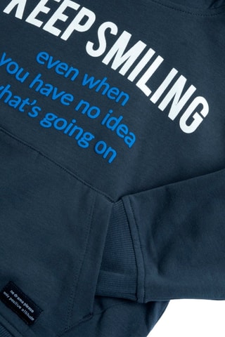 Sweat à capuche - Bleu marine