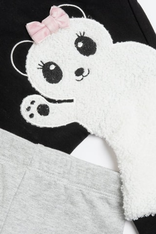 Sweater en Legging - Zwart en Grijs