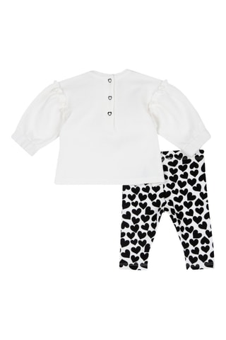 Sweater en Legging - Wit en Zwart