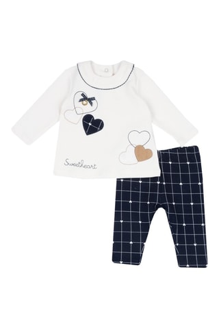 T-shirt en Legging - Wit