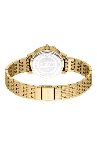 Montre à quartz en acier - Doré