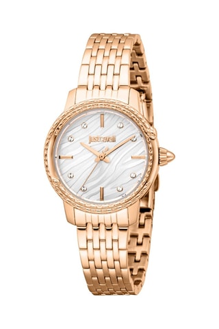 Montre à quartz en acier - Doré rose