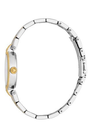 Montre à quartz en acier - Argenté et doré