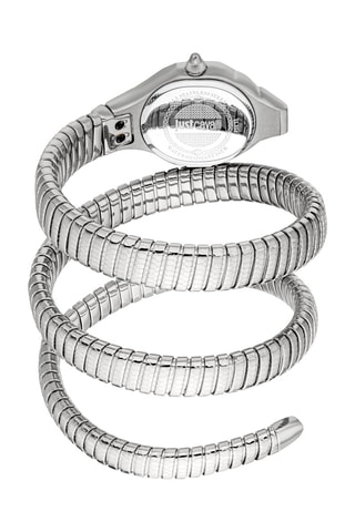 Montre à quartz en acier et cristaux tchèques Vita - Argenté et rose