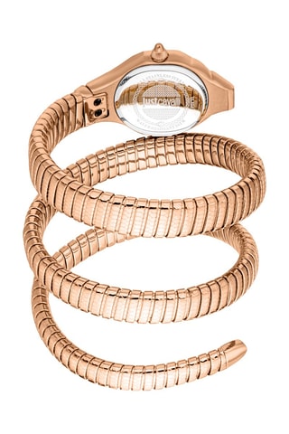 Montre à quartz en acier et cristaux tchèques Vita - Doré rose et vert