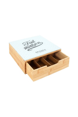 Tiroir à capsule en bois - Naturel